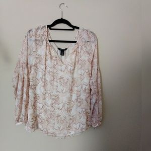 White House Black Market Formal Blouse